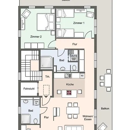 Apartman Black Pearl Penthouse Black Pearl Scharbeutz